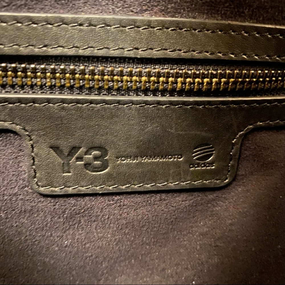 Y3 YOHJI YAMAMOTO Adidas Rare Shearling Sherpa Leather Oversized Bag - Picture 8 of 16